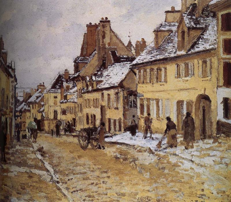 Camille Pissarro Leads to the loose multi tile this lucky Shao road Germany oil painting art